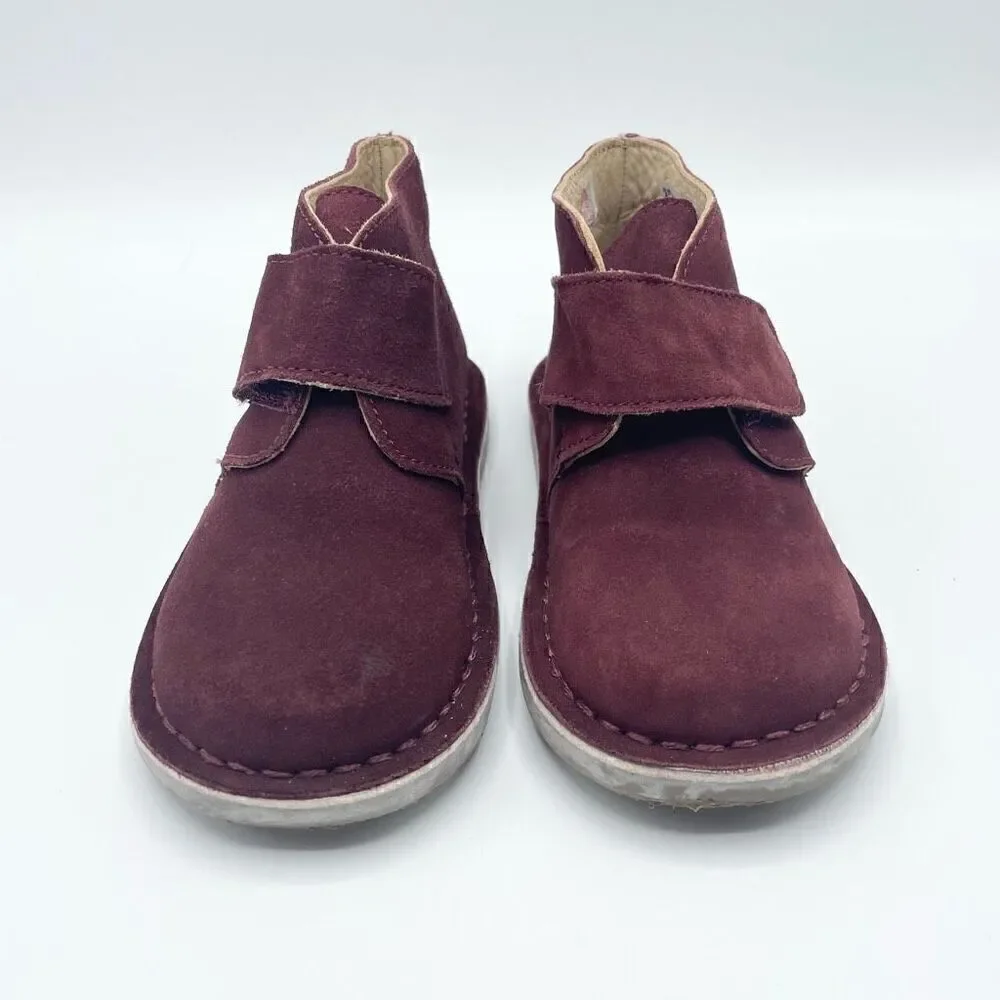 OTS maroon suede Chelsea boots - size T 25 (euro size)